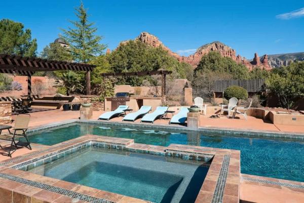 A la foto es mostra l'objecte High end Haven for Family - Views Luxury Pool situat a la ciutat de Sedona.