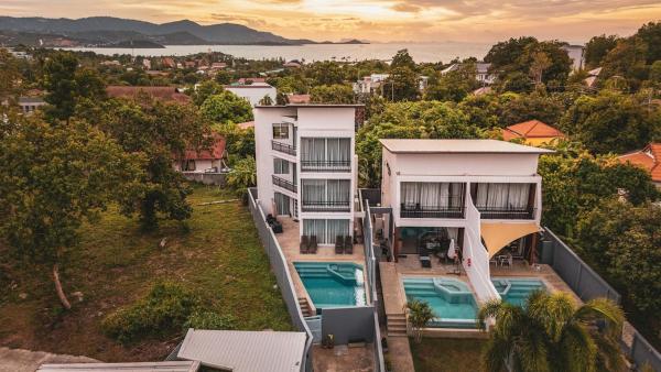 V240 Sea View Front & Back Pool, 3 Min To Beach - Koh Samui