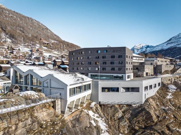 A la foto es mostra l'objecte Saas-Fee wellnesshostel4000 situat a la ciutat de Saas-Fee.