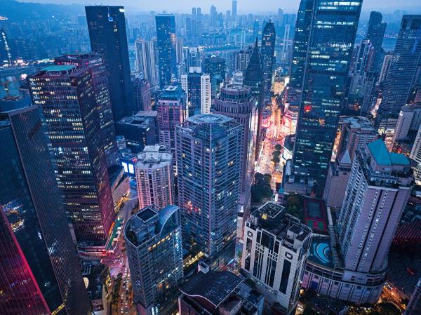 Kw Sky View Hotel -Chongqing Jiefangbei Pedestrian Street Hongyadong Branch - 