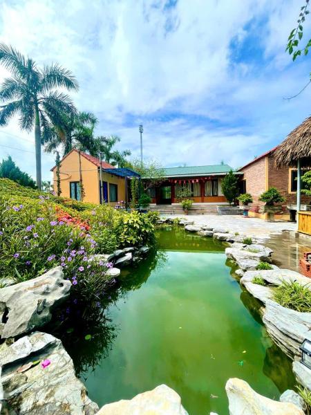 Na fotografii je vidět objekt May Garden Homestay Ninh Bình nacházející se ve městě Phúc Trì.