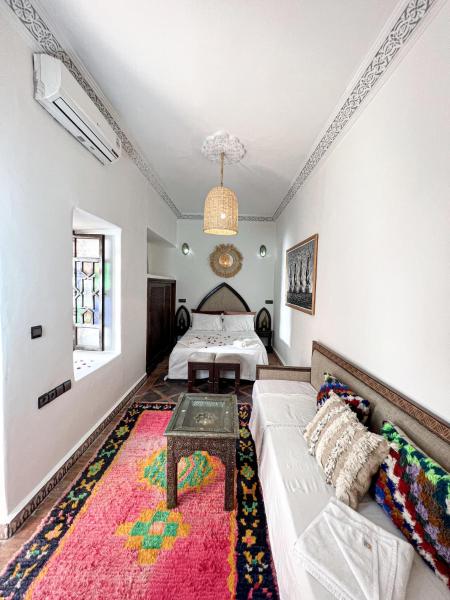 En la foto se muestra el objeto Riad Musa ubicado en la ciudad de Marrakech.