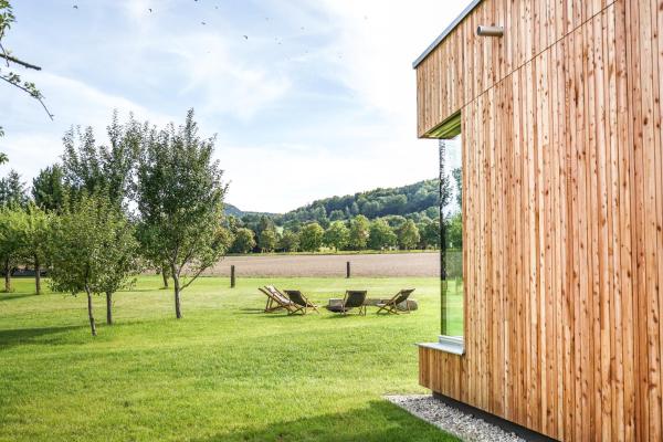 A la foto es mostra l'objecte Ferienhaus Weitsicht situat a la ciutat de Herrenwalde.