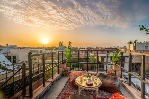 En la foto se muestra el objeto Riad Saba ubicado en la ciudad de Marrakech.