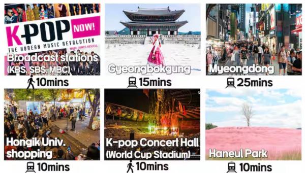 Arex # Queen Bed 5 #10 People # Airport Railway Station # Triple Station # Hong Dae # Seoul #3room # Dmc # Bnb - Séoul