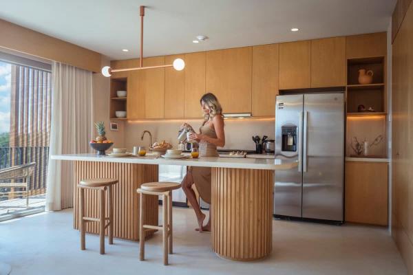 På billedet ses objektet Aldea Zama Luxury Penthouse - Private Rooftop Pool & Parking beliggende i byen Tulum.