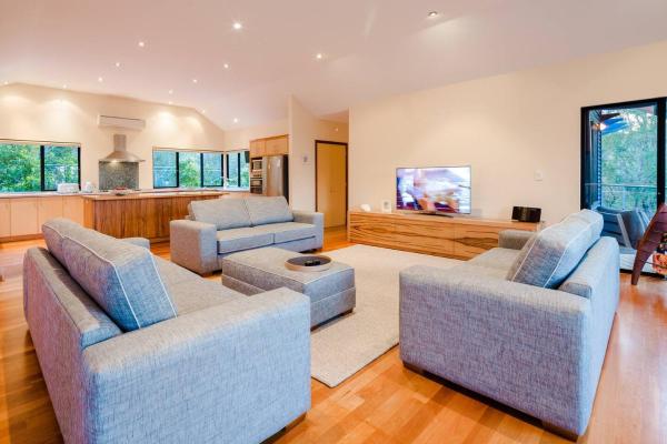 Na foto é possível ver o objeto Innisfree - Tranquil Stilted Retreat Near Yallingup localizado na cidade de Dunsborough.
