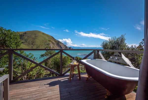 På bildet vises objektet Ngaio Cottage som ligger i byen Rai Valley.