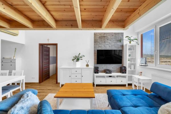 A la foto es mostra l'objecte Sky View Family Apartment situat a la ciutat de Trnávka.