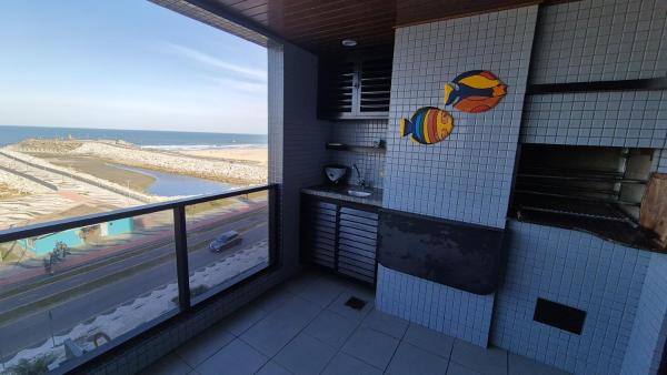 A la foto es mostra l'objecte Ap Matinhos - Pé na areia e Vista para o Mar - Praia Brava - Caiobá situat a la ciutat de Matinhos.