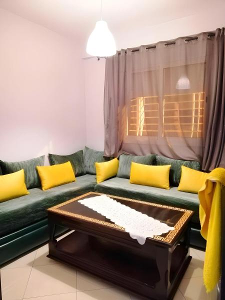 På billedet ses objektet Bel appartement à Martil grand confort à louer best offer beliggende i byen Martil.