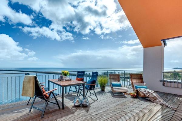 A la foto es mostra l'objecte Meerflair26- Meerblick, Balkon, 3 Schlafzimmer situat a la ciutat de Olpenitz.