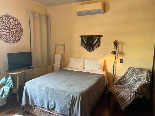 Auf dem Foto ist das Objekt Naturaleza - Pousada & Centro Holístico in der Stadt Perdões zu sehen.