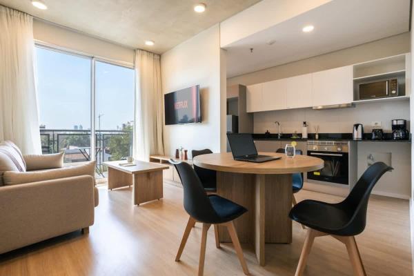 A la foto es mostra l'objecte Sky Stays at Asunción Villamorra Bright 1BDRM situat a la ciutat de Asunción.