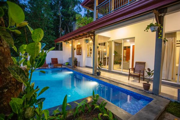 A la foto es mostra l'objecte Wild Inn Unawatuna situat a la ciutat de Gurukanda.