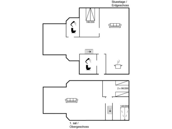 Na fotografii je vidět objekt Holiday Home Tamer - 500m to the fjord by Interhome nacházející se ve městě Farsø.