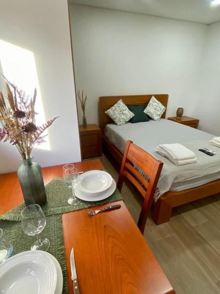The photo shows the Quinta do Azibo Studios Bragança located in the city of Bragança.