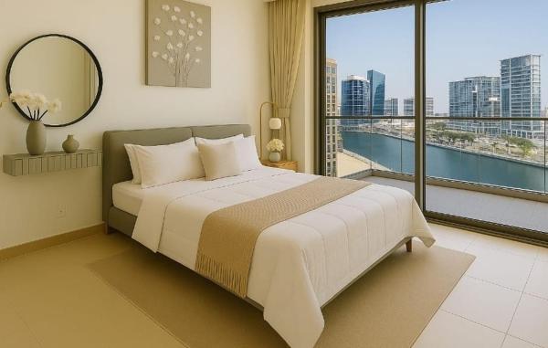 Cosy 2BR Business Bay with Canal view and Swimming pool, Dubai