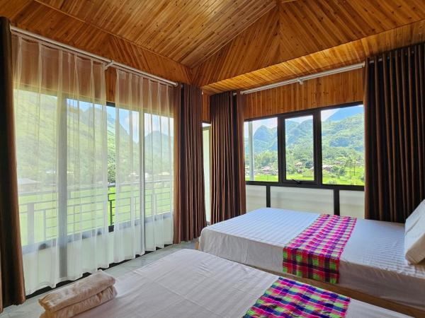 A la foto es mostra l'objecte Du Già Lô Lô Homestay situat a la ciutat de Làng Cac.