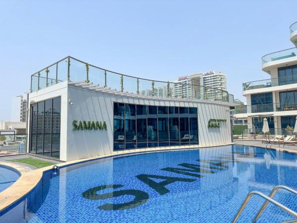 Na zdjęciu widoczny jest obiekt Elegant 2BR Apartment Private Pool by Czechin położony w mieście Dubaj.