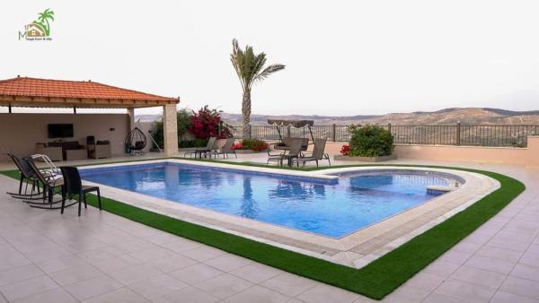 På billedet ses objektet Mirage farme villa beliggende i byen Jerash.