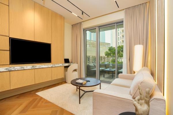 A la foto es mostra l'objecte Vacay lettings burj khalifa view Apartment steps from Dubai mall and Opera situat a la ciutat de Dubai.