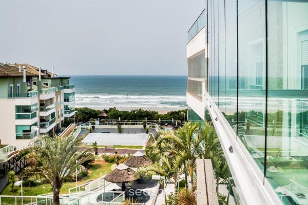 På billedet ses objektet Aptos em Condo com Piscina e Beira-Mar | Floripa - ASR beliggende i byen Florianópolis.