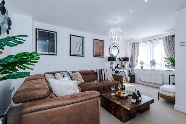 A la foto es mostra l'objecte Stylish 3 Bed in Stoke by 53 Degrees Property - Private Parking & Long Stays Welcome situat a la ciutat de Hanley.