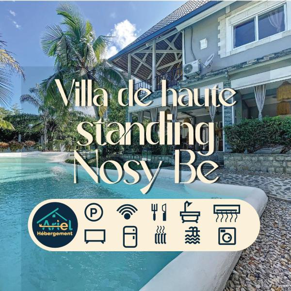 På billedet ses objektet Villa près du golf Nosy be beliggende i byen Bemoko.