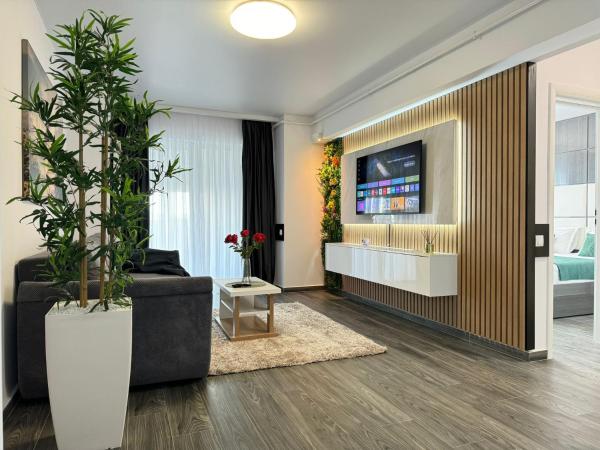 Nella foto è visibile l'oggetto Bucharest Luxury Glam Apartments City Center Area - Parking Option situato nella città di Bucarest.