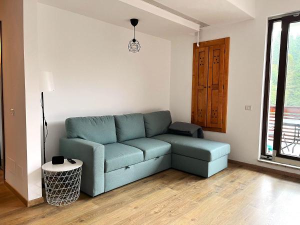 A la foto es mostra l'objecte Panorama Pine Retreat - Spacious 2-Bedroom Flat situat a la ciutat de Predeal.