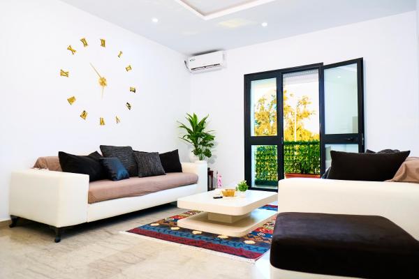 På billedet ses objektet Le MonoSuite Appartement Hammamet Sud beliggende i byen Hammamet Sud.