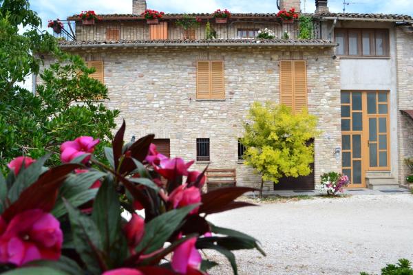På billedet ses objektet Camere I Monelli beliggende i byen Assisi.