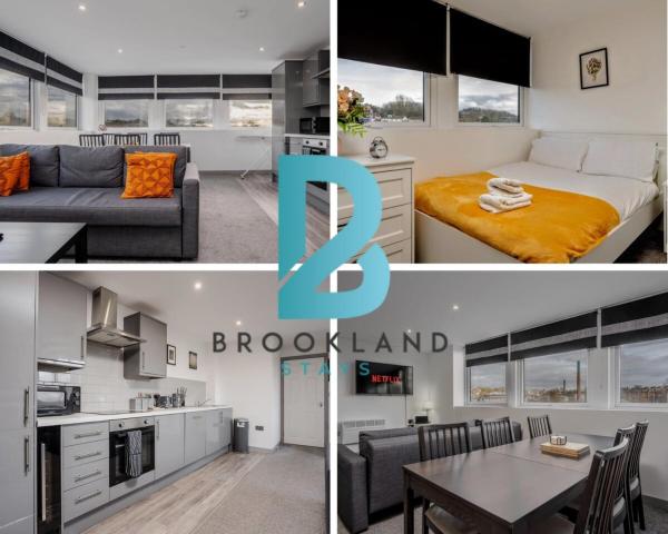 A la foto es mostra l'objecte Two Bedroom by Brookland Stays Serviced Accommodation Short Lets Leeds situat a la ciutat de Yeadon.