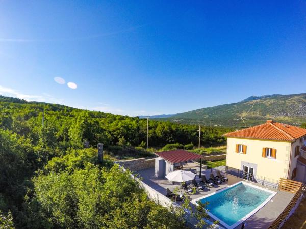 A la foto es mostra l'objecte Villa Telma in Kostrčani - Haus für 8-10 Personen situat a la ciutat de Nova Vas.