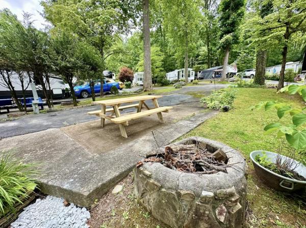 Crofty Bear - Empty Rv Camping Lot In Gatlinburg - Tennessee (State)