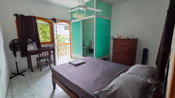 På bilden syns objektet Cukui Hostel & Coffeeshop som ligger i staden Puerto Ángel.