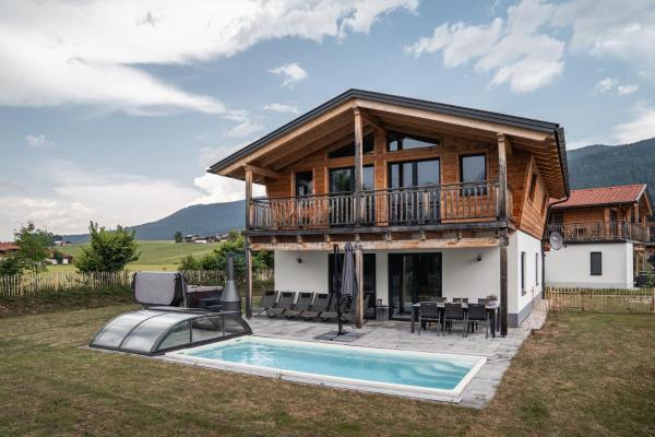 Chalet Bergherzerl Im Chiemgau Mit Sommerpool, Whirlpool, Sauna Und Eingezäuntem Garten - Berchtesgadener Land