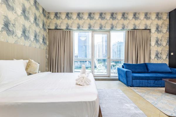 Kuva 1: Superhost - Cozy City Studio , Metro Access , Near Dubai Marina