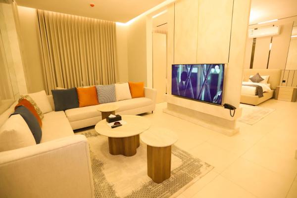 A la foto es mostra l'objecte Afal Serviced Apartments Al Yarmouk Economy situat a la ciutat de Riad.