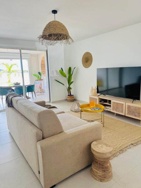 A la foto es mostra l'objecte Appartement cosy face au lagon mer situat a la ciutat de Marigot.