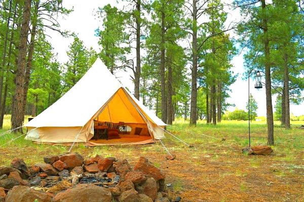 På bildet vises objektet Grand Canyon Glamping Tents Perfect for Arizona Vacations som ligger i byen Tusayan.