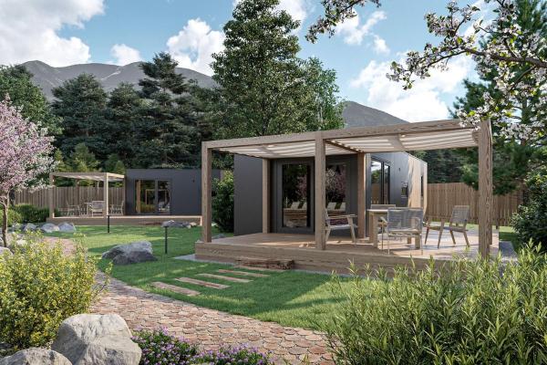 A la foto es mostra l'objecte Magical Retreat with a Pool Ideal for Luxury Camping, Austria situat a la ciutat de Unterlibitsch.