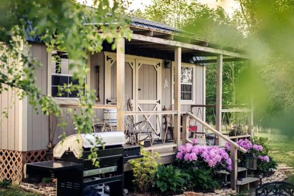 A la foto es mostra l'objecte Secluded Tennessee Cabin with Amazing Views situat a la ciutat de Altamont.