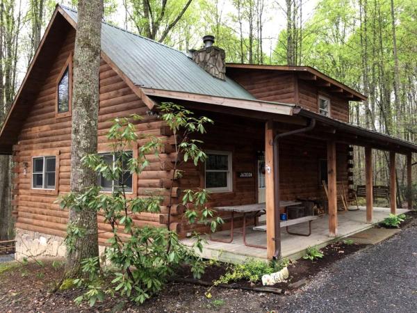 På billedet ses objektet Picturesque Cabin Rental near Watoga State Park in West Virginia beliggende i byen Edmond.