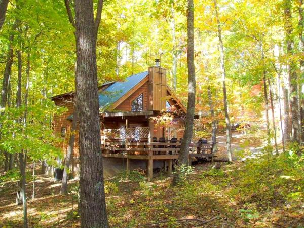 A la foto es mostra l'objecte Secluded Cabin Rental near Watoga State Park in West Virginia situat a la ciutat de Hico.