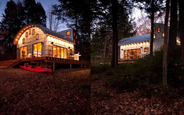 A la foto es mostra l'objecte Unique Cottage Rental with Sublime Views Nestled on Damariscotta Lake in Maine situat a la ciutat de Jefferson.