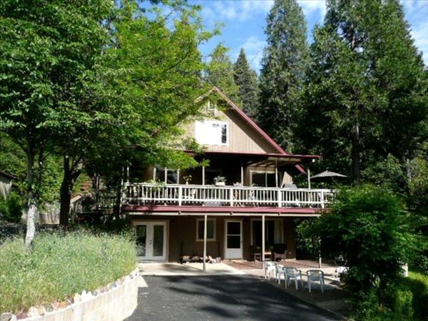 A la foto es mostra l'objecte Gorgeous Cabin Rental with Spacious Furnished Deck in Pioneer, California situat a la ciutat de West Point.