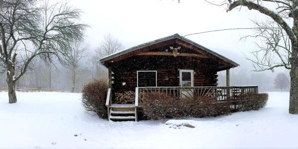 A la foto es mostra l'objecte Rustic Cabin Rental for Groups near Woodstock, Upstate New York situat a la ciutat de Oliverea.