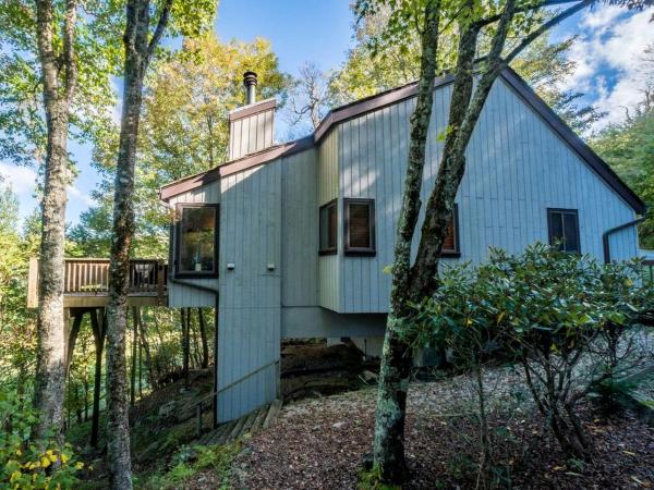 Na fotografii je vidět objekt Tree-House Style Cabin for Rent near Boone, North Carolina nacházející se ve městě Beech Mountain.